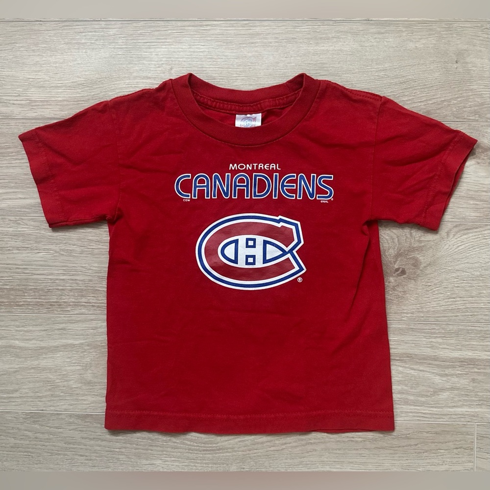 Montreal Canadiens (Habs) cotton t-shirt red with logo